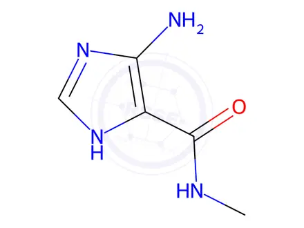 Chemical structure of 4-Amino-N-methyl-1H-imidazole-5-carboxamide