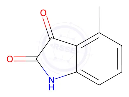 Chemical structure of Isatin Impurity 9 (4-Methylisatin)