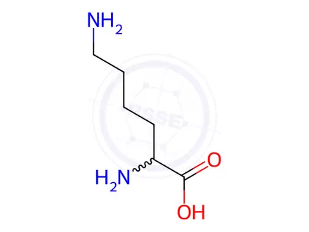 Chemical structure of DL-Lysine Dihydrochloride