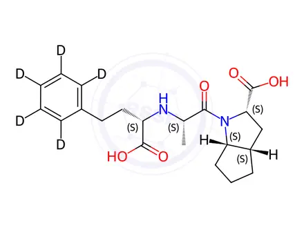Chemical structure of Ramiprilat-d5