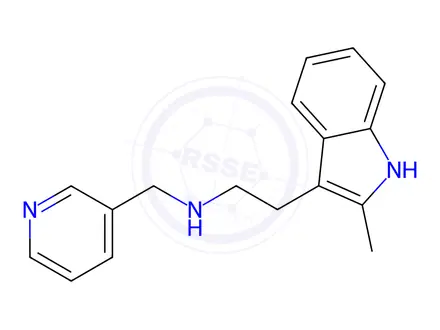 Chemical structure of [2-(2-methyl-1h-indol-3-yl)ethyl](pyridin-3-ylmethyl)amine dihydrochloride