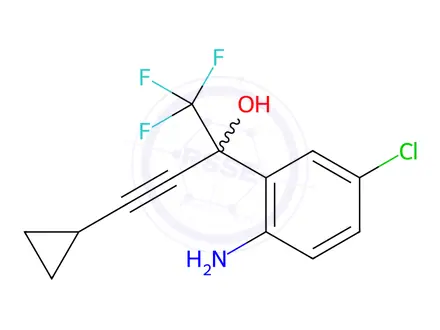 Chemical structure of Efavirenz impurity 14