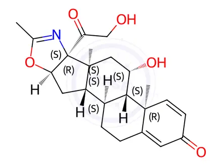Chemical structure of Deflazacort Impurity 1