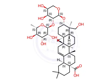Chemical structure of α-Hederin