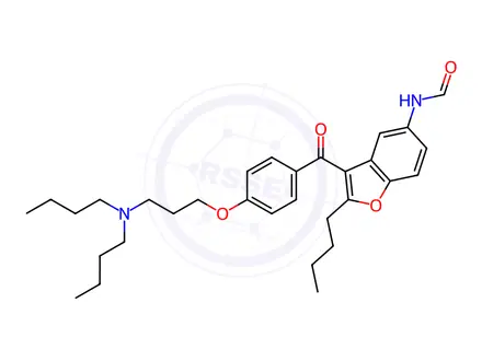 Chemical structure of Dronedarone N-Formyl Impurity