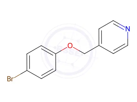 Chemical structure of 4-[(4-Bromophenoxy)methyl]pyridine