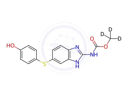 Chemical structure of Fenbendazole Impurity 3-d3