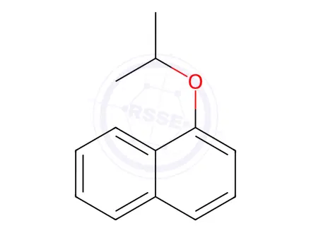 Chemical structure of Naphthalene, 1-(1-methylethoxy)-(9CI)