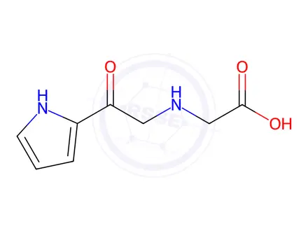 Chemical structure of 2-((2-Oxo-2-(1H-pyrrol-2-yl)ethyl)amino)acetic acid