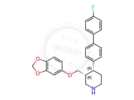 Chemical structure of Paroxetine Impurity J