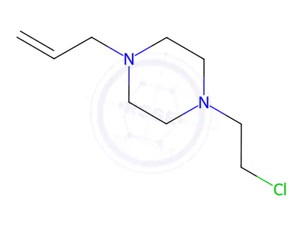 Chemical structure of 1-Allyl-4-(2-chloro-ethyl)-piperazine