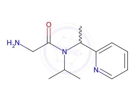 Chemical structure of 2-Amino-N-isopropyl-N-(1-(pyridin-2-yl)ethyl)acetamide