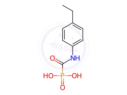 Chemical structure of Phosphonic acid, [[(4-ethylphenyl)amino]carbonyl]-(9CI)