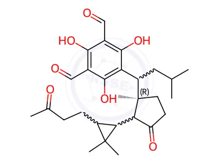 Chemical structure of Macrocarpal N