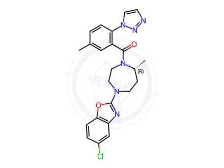 Chemical structure of Suvorexant Impurity 8