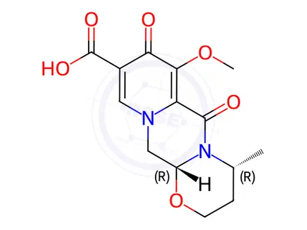 Chemical structure of Dolutegravir Impurity 2