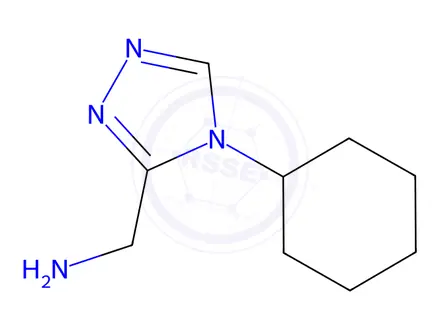 Chemical structure of (4-Cyclohexyl-4H-1,2,4-triazol-3-yl)methanamine
