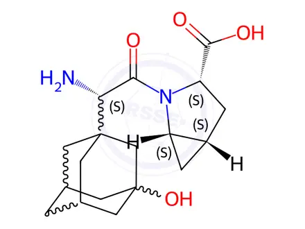 Chemical structure of Saxagliptin Impurity 28