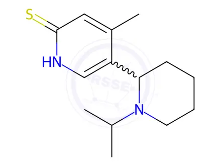 Chemical structure of 5-(1-Isopropylpiperidin-2-yl)-4-methylpyridine-2(1H)-thione