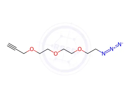 Chemical structure of Propargyl-PEG3-Amine
