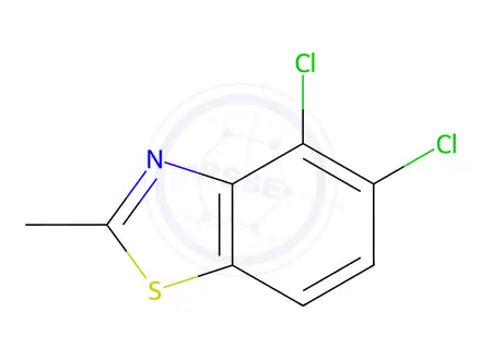 Chemical structure of Benzothiazole, 4,5-dichloro-2-methyl-(9CI)