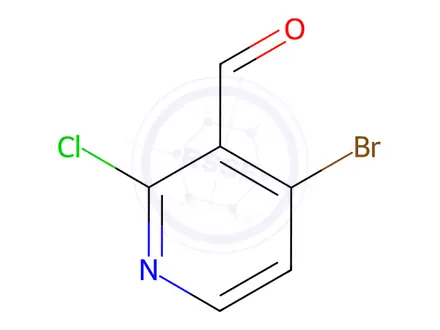 Chemical structure of 4-Bromo-2-chloropyridine-3-carbaldehyde hydrobromide