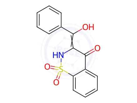 Chemical structure of (4-Hydroxy-1,1-dioxido-2H-benzo[e][1,2]thiazin-3-yl)(phenyl)methanone