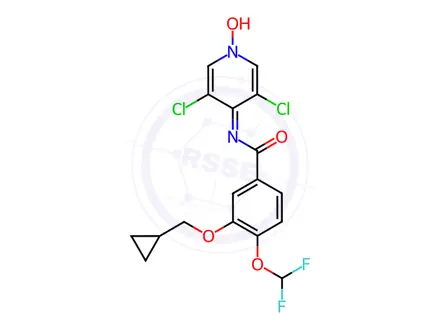 Chemical structure of Roflumilast Impurity I
