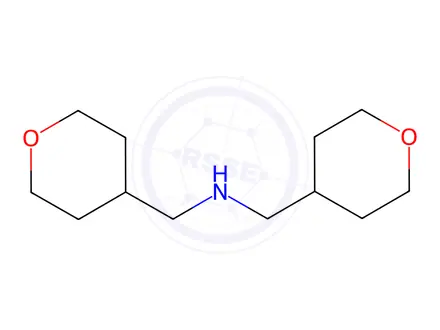 Chemical structure of N,N-Bis(tetrahydro-2H-pyran-4-ylmethyl)amine