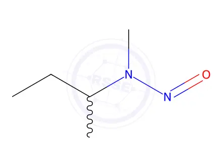 Chemical structure of N-Methyl-N-nitroso-2-butanamine