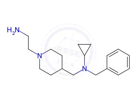 Chemical structure of N-((1-(2-Aminoethyl)piperidin-4-yl)methyl)-N-benzylcyclopropanamine