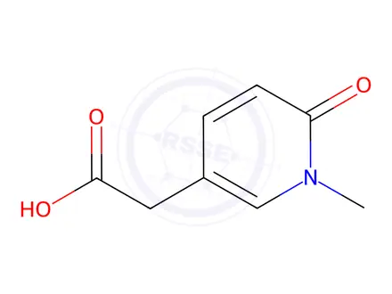 Chemical structure of 2-(1-Methyl-6-oxo-1,6-dihydropyridin-3-yl)acetic acid