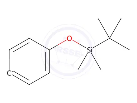 Chemical structure of 4-(tert-Butyldimethylsiloxy)phenylmagnesium bromide, 0.50 M in THF