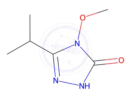 Chemical structure of 3H-1,2,4-Triazol-3-one,2,4-dihydro-4-methoxy-5-(1-methylethyl)-(9CI)