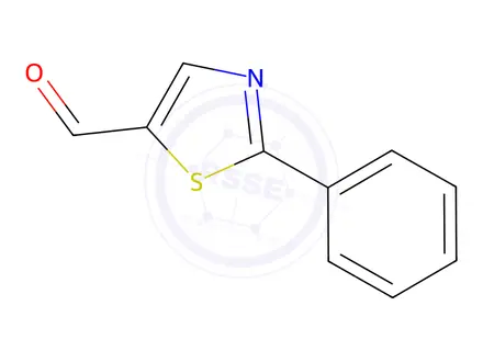Chemical structure of 2-Phenylthiazole-5-carbaldehyde