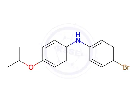 Chemical structure of 4-Bromo-N-(4-isopropoxyphenyl)aniline