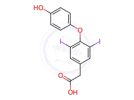 Chemical structure of Levothyroxine Sodium Impurity 31