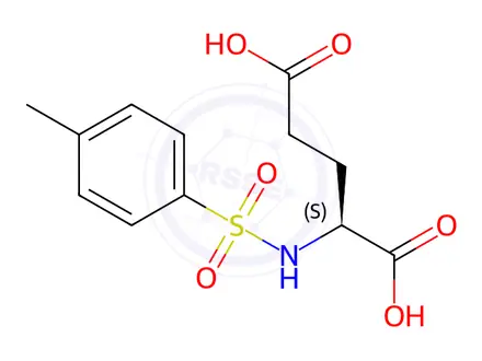 Chemical structure of N-Tosyl-L-glutamic Acid