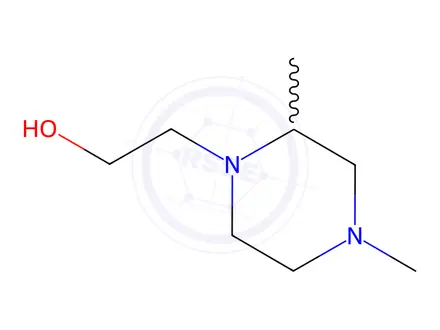 Chemical structure of 2-(2,4-Dimethylpiperazin-1-yl)ethanol
