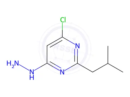 Chemical structure of 4-Chloro-6-hydrazinyl-2-isobutylpyrimidine