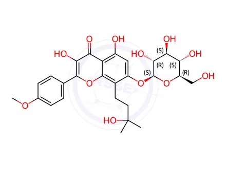 Chemical structure of Icariside I