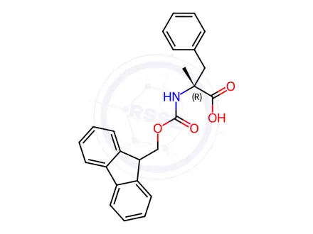 Chemical structure of Fmoc-α-Me-D-Phe-OH