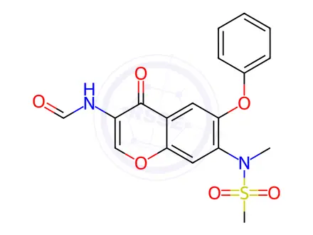 Chemical structure of Iguratimod Impurity 33