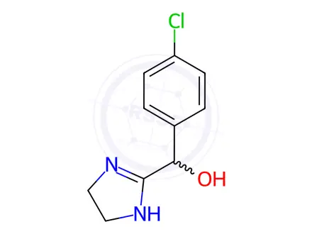 Chemical structure of (4-Chlorophenyl)(4,5-dihydro-1H-imidazol-2-yl)methanol hydrochloride