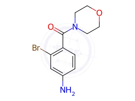 Chemical structure of (4-Amino-2-bromophenyl)-morpholin-4-ylmethanone