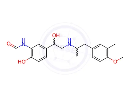 Chemical structure of Formoterol EP Impurity E (Mixture of Diastereomers)