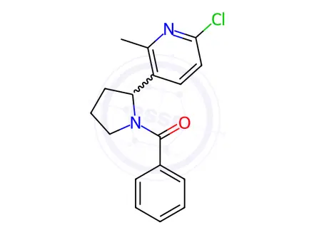 Chemical structure of (2-(6-Chloro-2-methylpyridin-3-yl)pyrrolidin-1-yl)(phenyl)methanone