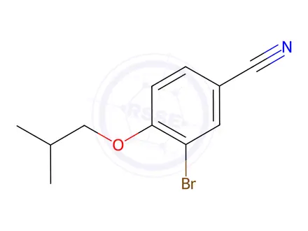Chemical structure of 3-Bromo-4-isobutoxybenzonitrile