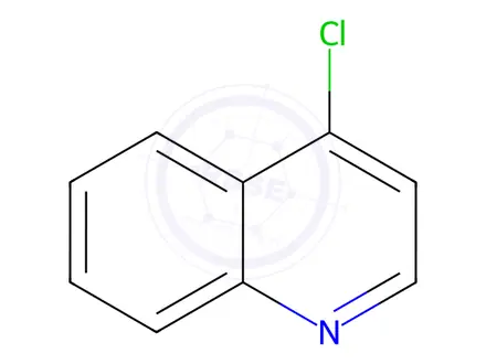 Chemical structure of 4-Chloroquinoline