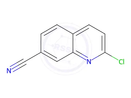 Chemical structure of 2-Chloroquinoline-7-carbonitrile